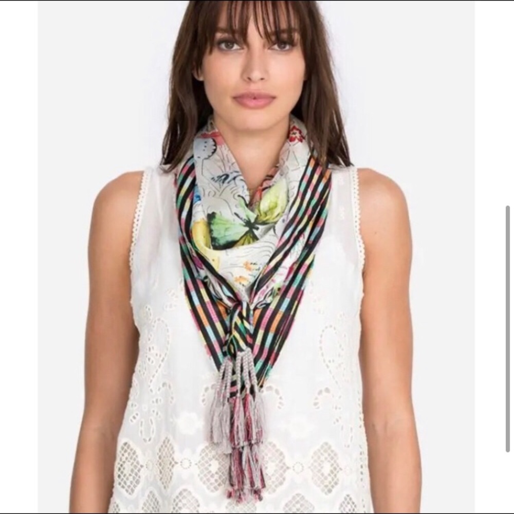 JOHNNY WAS Mitchie Silk Scarf